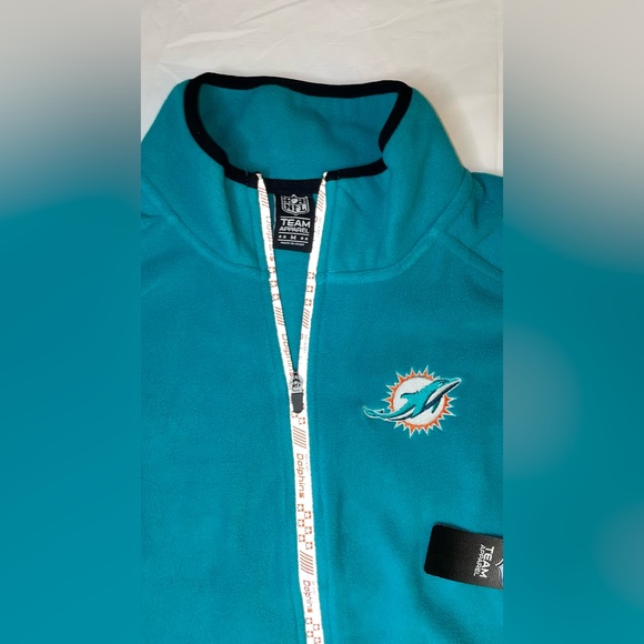 NWT NFL MIAMI DOLPHINS  VINTAGE COLLECTION VEST - Picture 5 of 7